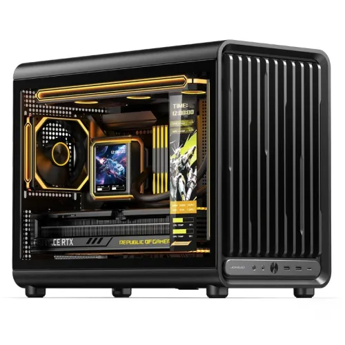 Case PC JONSBO D33 Black – Mini Tower M-ATX| VGA 435m| AIO 360mm